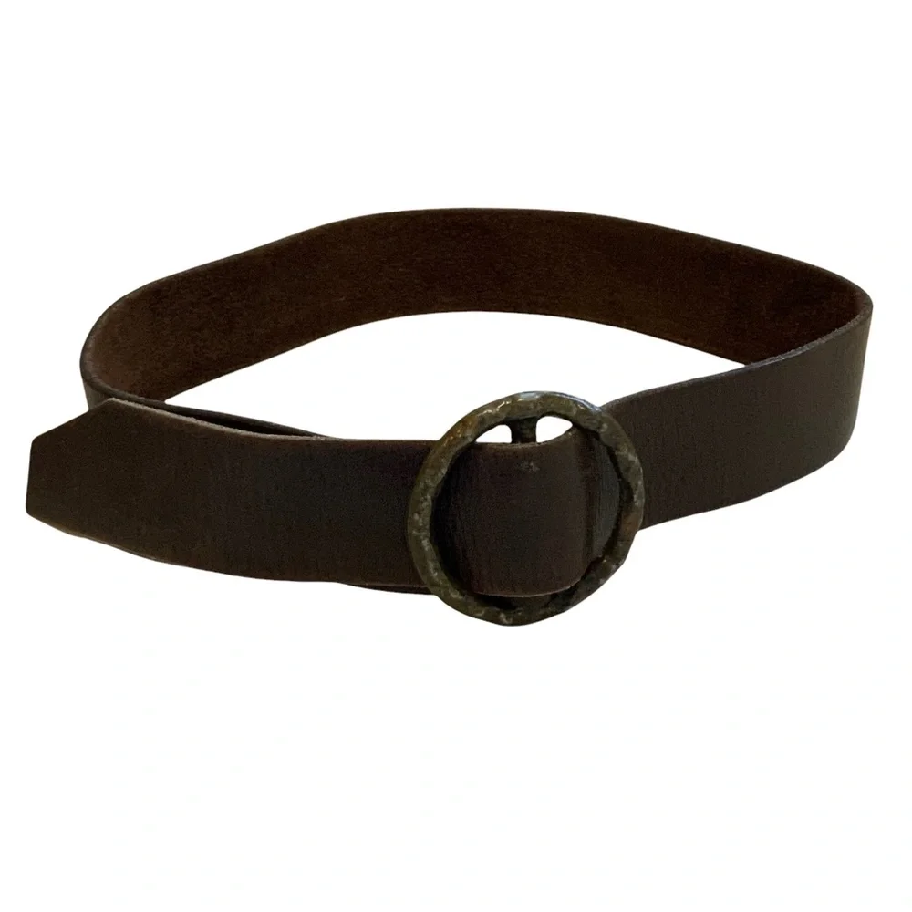 Vintage Classic Adjustable Leather Brown Belt size 32